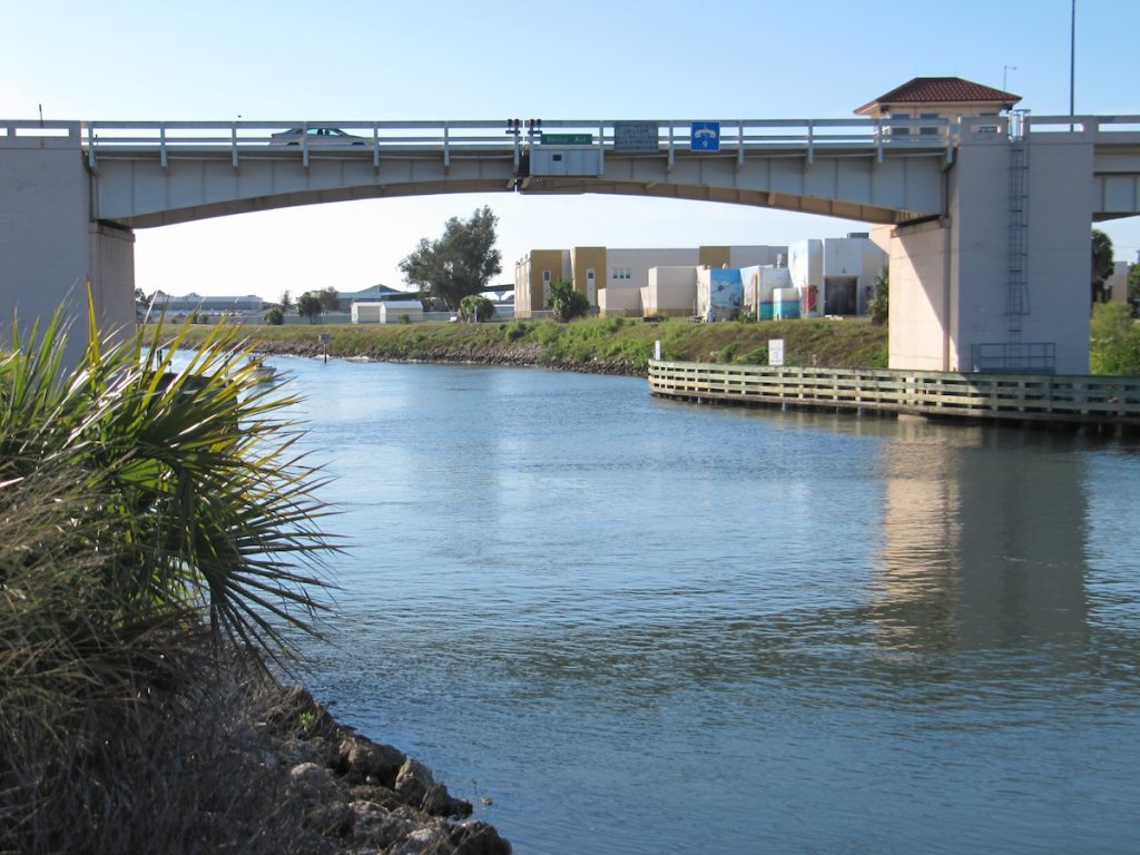Drawbridge on the Intracoastal Waterway, Venice Florida